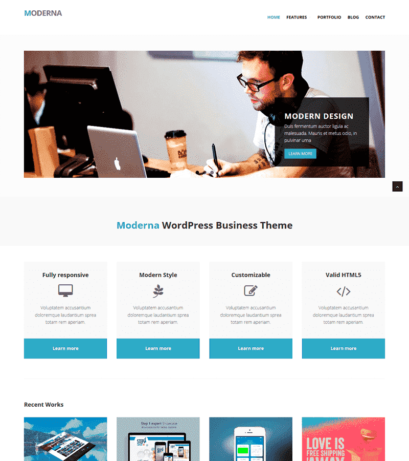 Modern Business Bootstrap Templates